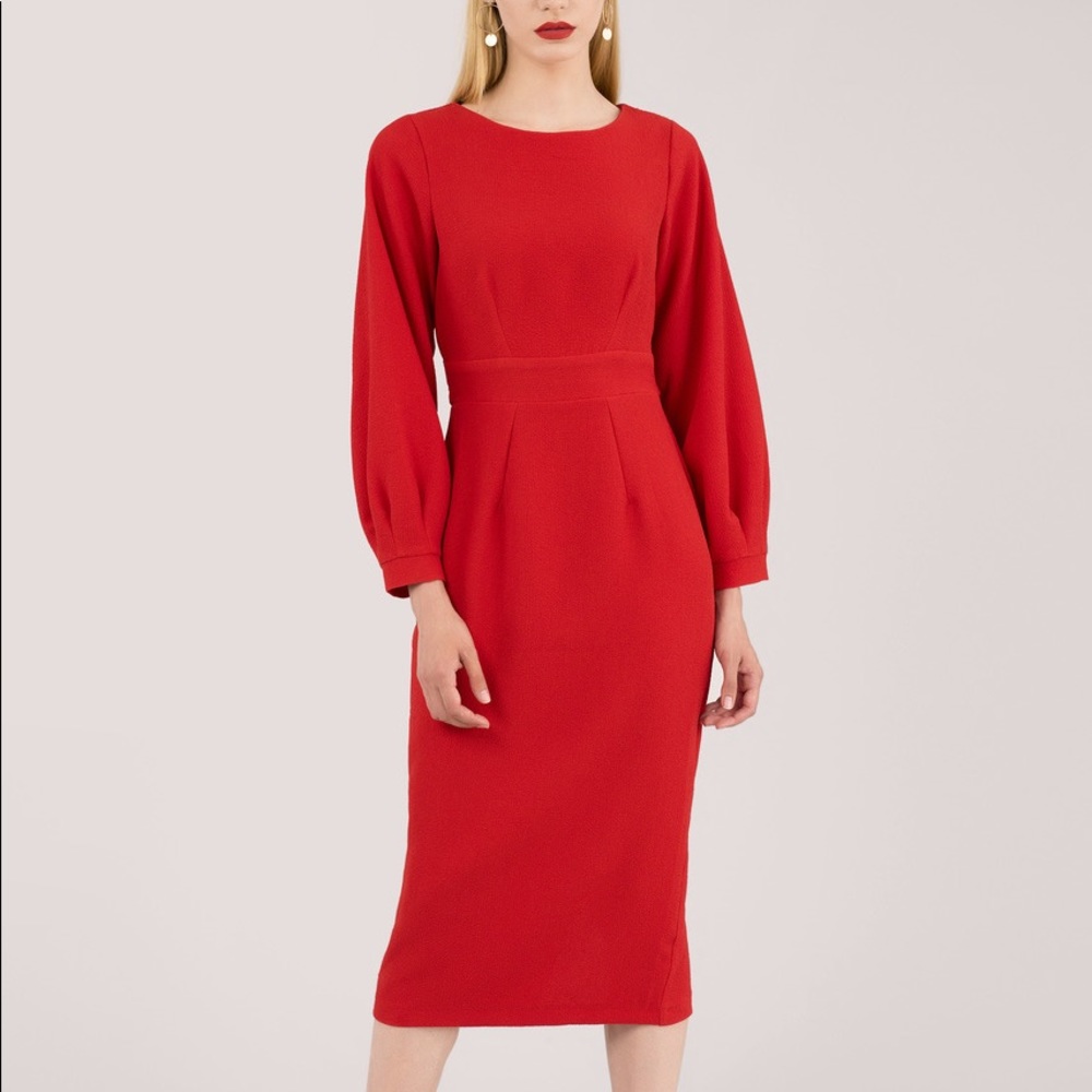 Long Sleeve Midi Dress